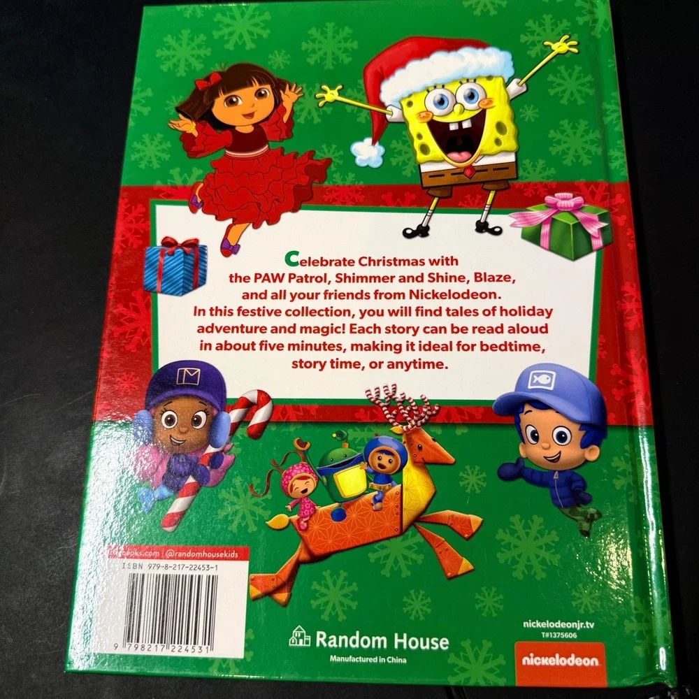 Nickelodeon 5-Minute Christmas Stories Collection Hardcover